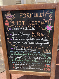 Restaurant marocain Le Jardinet à Montpellier (le menu)