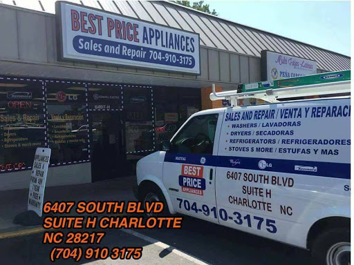 Used Appliance Store «Best Price Appliances», reviews and photos, 6407 South Blvd H, Charlotte, NC 28217, USA