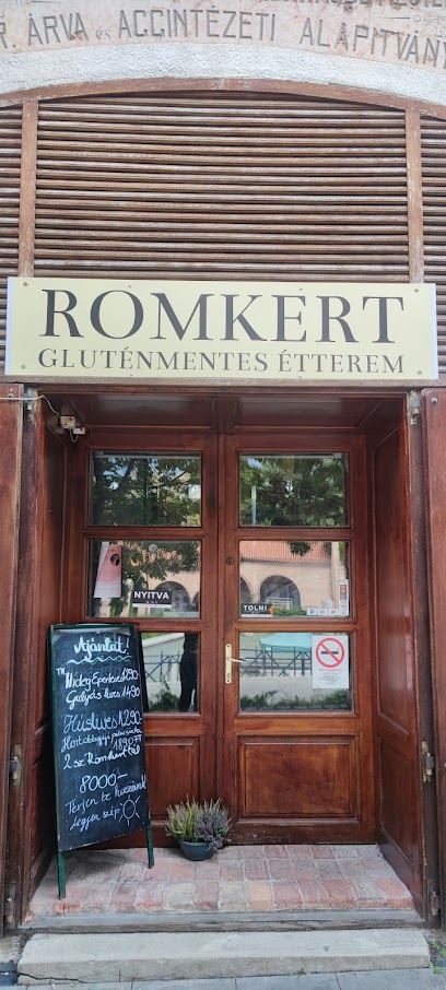 Romkert Étterem Gluténmentes.