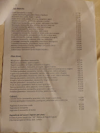 Carte du Ristorante Euthymia à Loreto