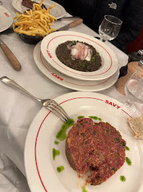 Steak tartare du Restaurant français Chez Savy à Paris - n°5