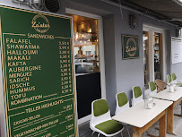 Menu / carte de Za'atar Falafel à Berlin