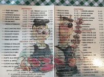 Menu du Rustico à Nuoro