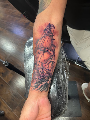 Explore semicolon tattoo ideas for females, creative tattoo ideas in Roanoke, available at Saint Cecilias Art Studio