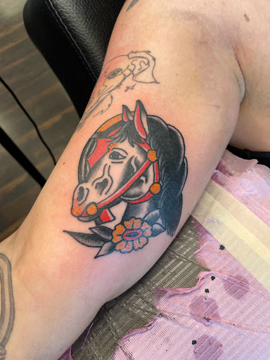 Explore taurus tattoo ideas for men, creative tattoo ideas in Delmar, available at Resolute Tattoo