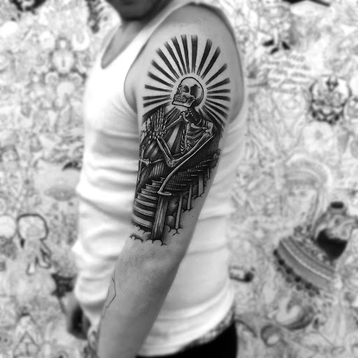 Explore two daughters tattoo ideas, creative tattoo ideas in Zumbrota, available at Art by Sinclair Tattoo Artist At Dry Bones Ink