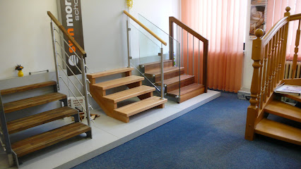 Výstavní studio SWN Moravia Pardubice, schodiště, Jan Kupf