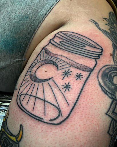 Explore rock music tattoo ideas, creative tattoo ideas in Strasburg, available at Champion Tattoo Company