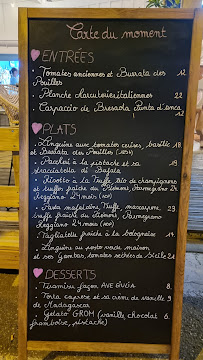 Menu / carte de ALMA MÍA - Cucina Italiana à Biscarrosse
