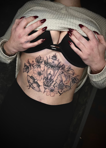 Explore hamsa tattoo ideas, creative tattoo ideas in Southampton, available at Le Uke Tattoo Studio