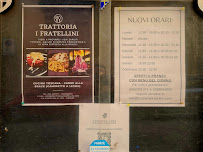 Restaurant Trattoria I Fratellini Brace e Spiriti dal 1958 à Florence (le menu)