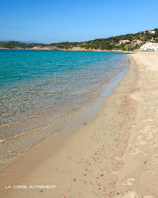 Plage de Péru à Cargèse