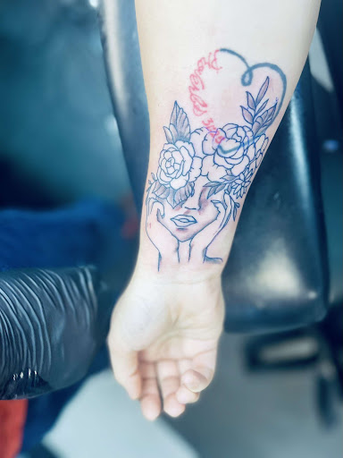 Explore tattoo ideas for hips, creative tattoo ideas in San Angelo, available at Deadicated Tattoo & Piercing Studio