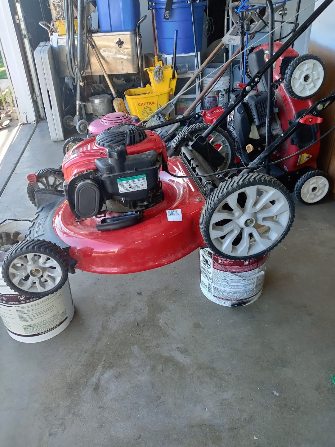 Rapid repair Lawnmower