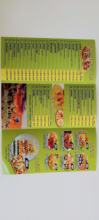 Menu du DA GORMEZ à Turin