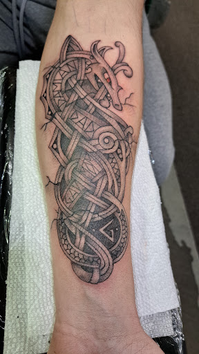 Explore elbow tattoo ideas for men, creative tattoo ideas in Philadelphia, available at Tattoo Odyssey Inc