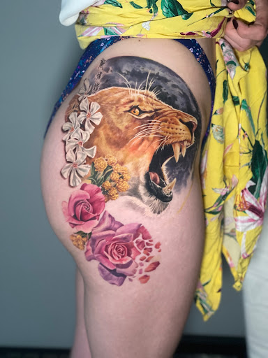 Explore lower back tattoo ideas, creative tattoo ideas in Seattle, available at Art Never Dies Tattoo and Gallery