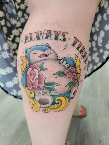 Explore flatline tattoo ideas, creative tattoo ideas in Algoma, available at Shipwreck Tattoo