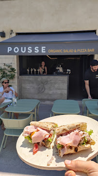 Plats et boissons du Pizzeria POUSSE pizza & cuisine Méditerranéenne à Montpellier - n°3