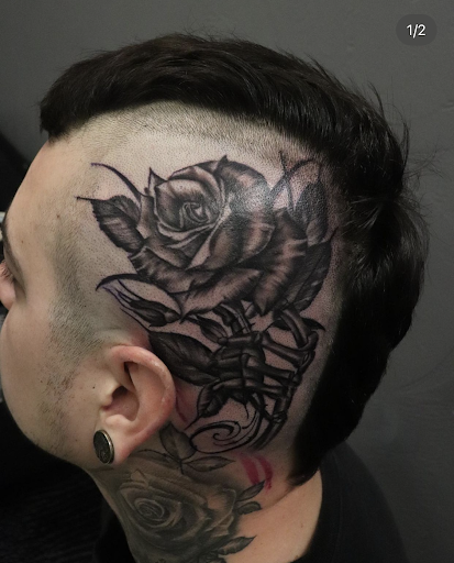 Explore flower name tattoo ideas, creative tattoo ideas in Mesquite, available at SKIN GALLERY TATTOO