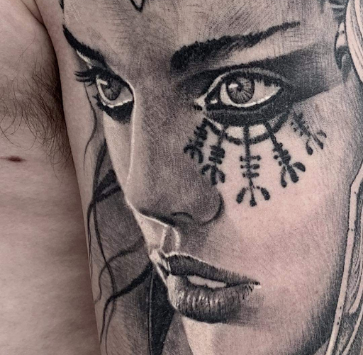 Explore 90's cartoon tattoo ideas, creative tattoo ideas in Mexico, available at Majestic Moose Tattoo Haberdashery & Piercing Studio