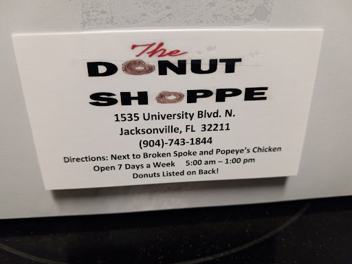 Donut Shop «Donut Shoppe», reviews and photos, 1535 University Blvd N, Jacksonville, FL 32211, USA