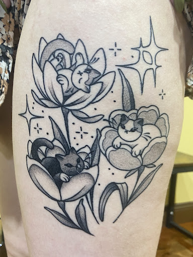 Explore the originals tattoo ideas, creative tattoo ideas in Marietta, available at The Queen Bee Tattoo and Piercing Parlour