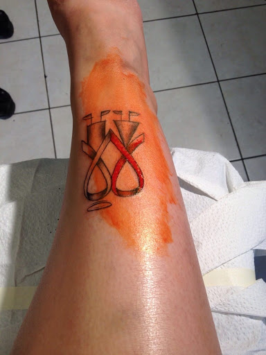 Explore black lab tattoo ideas, creative tattoo ideas in Reno, available at Stingray Tattoo supplies