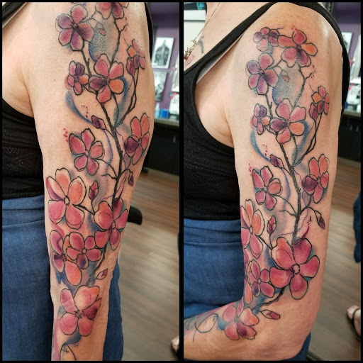 Explore blackwork tattoo ideas, creative tattoo ideas in Roscoe, available at Elevated Ink Tattoo