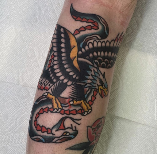 Explore i prevail tattoo ideas, creative tattoo ideas in Johnson City, available at Gold Cross Tattoo Co.