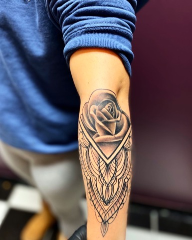 Explore rectangle tattoo ideas, creative tattoo ideas in Toledo, available at Steel Addictions