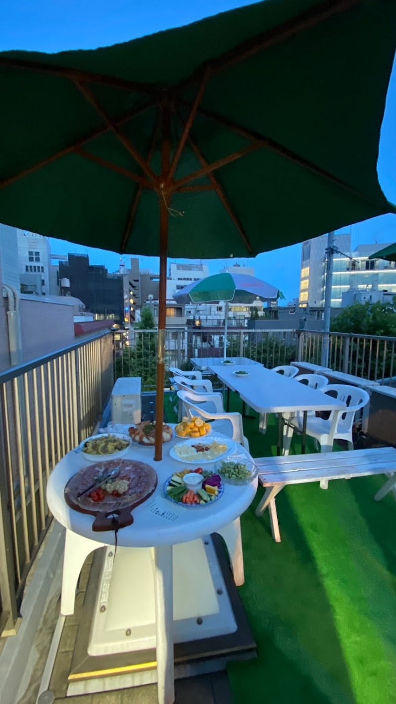 屋上BBQレインボー