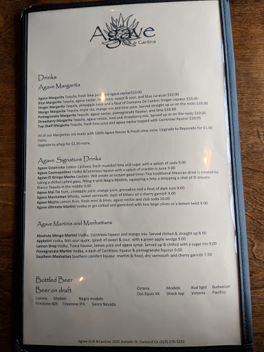 Restaurant «Agave grill & Club Sky», reviews and photos, 1935 Galindo St, Concord, CA 94520, USA