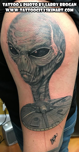 Explore small bat tattoo ideas, creative tattoo ideas in Lockport, available at Tattoo City by Larry Brogan