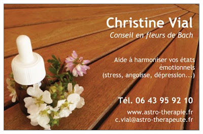 Christine VIAL - Conseil en Fleurs de Bach et Astrotherapeute à Châtenoy-le-Royal