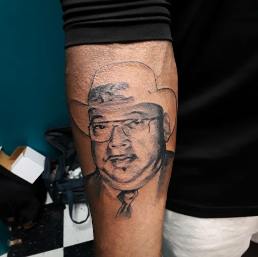 Explore playboi carti tattoo ideas, creative tattoo ideas in Stevens Point, available at Black Rabbit Tattooing