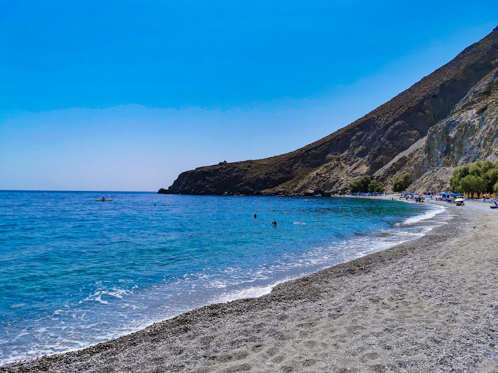 Glyka Nera beach'in fotoğrafı geniş ile birlikte