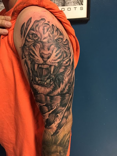 Explore rebel flag tattoo ideas, creative tattoo ideas in Augusta, available at Mr. Tattoo