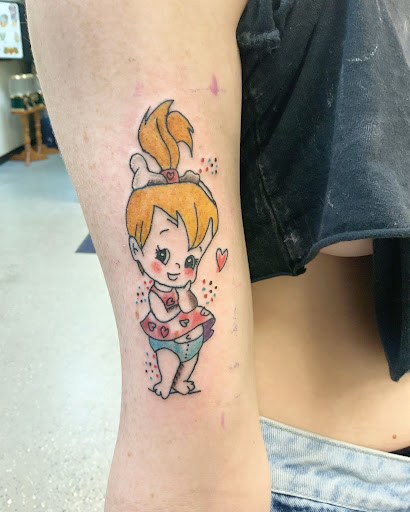 Explore small patchwork tattoo ideas, creative tattoo ideas in Valley Park, available at Full Spectrum Tattoo