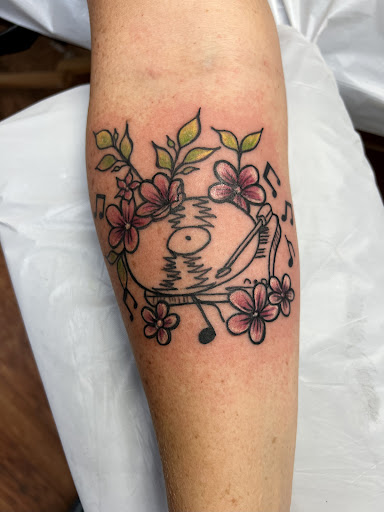 Explore wendigo tattoo ideas, creative tattoo ideas in Adrian, available at Good Life Tattoo Co.