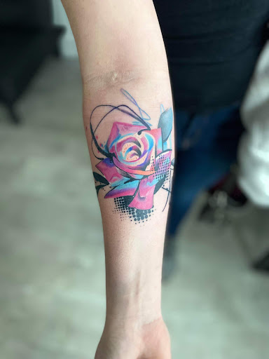 Explore women's hip tattoo ideas, creative tattoo ideas in Stevens Point, available at Against All Odds Tattoo