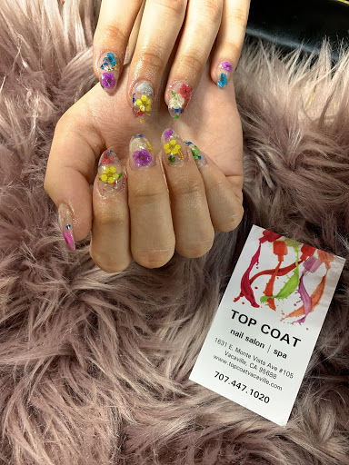 Nail Salon «Top Coat Nail Salon & Spa», reviews and photos, 1631 E Monte Vista Ave #105, Vacaville, CA 95688, USA