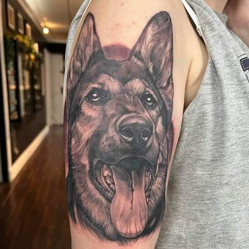 Explore half sleeve tattoo ideas, creative tattoo ideas in Dubuque, available at The Crows Nest