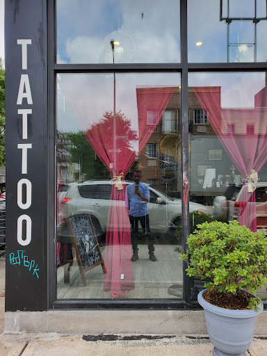 Explore push tattoo ideas, creative tattoo ideas in Brooklyn, available at Queen of Crowns Tattoo