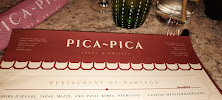 Restaurant de tapas Pica-Pica à Béziers (la carte)
