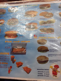 Restauration rapide Happy Chef à Avellino (le menu)