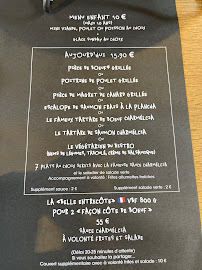 Carte du Bistro Régent à Les Pennes-Mirabeau
