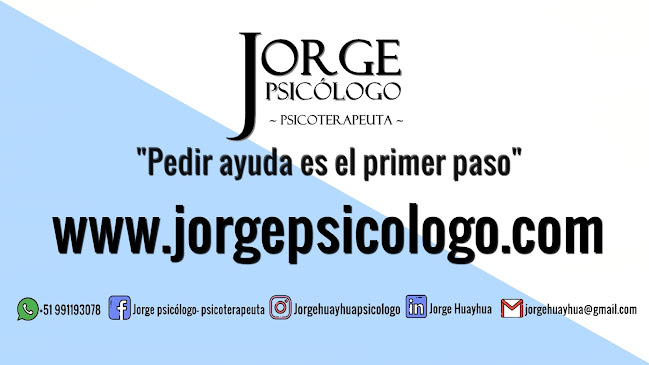 JORGE PSICÓLOGO - PSICOTERAPEUTA - Psicólogo