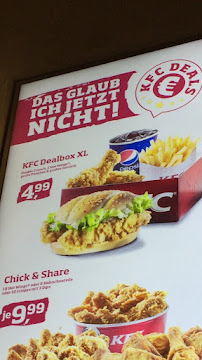 Menu / carte de KFC Forbach à Forbach