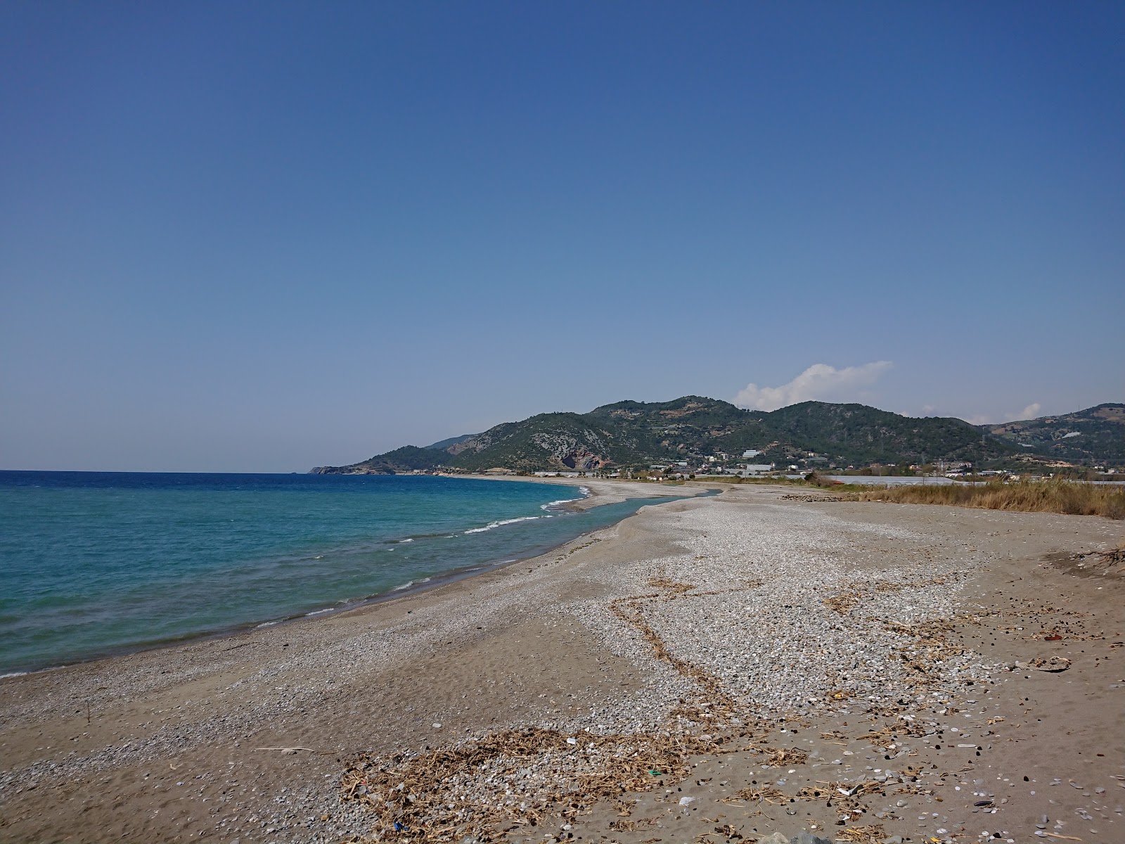 Foto von Kahyalar beach mit grauer sand & kiesel Oberfläche